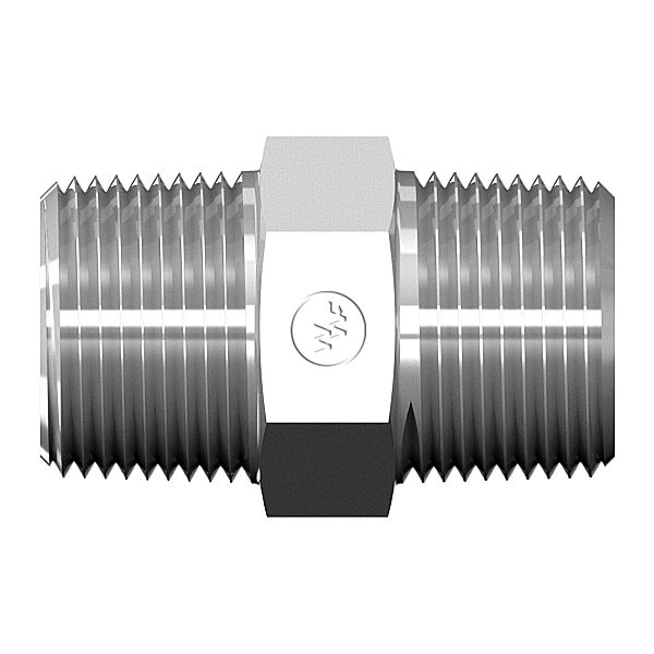 World Wide Fittings Male Pipe to Male Pipe Hex Nipple 3069X32X32 - main